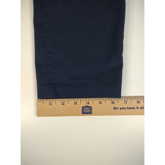 INC International Concepts Pants Men's Sz 33x32 Navy Blue Slim Fit Flat Front - Picture 10 of 10